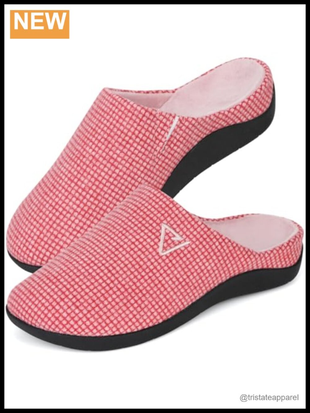 Orthopedic Arch Support Slippers Velvet Lined Non-Slip House Shoes
